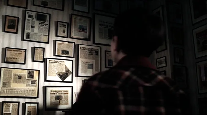 In Charlie And The Chocolate Factory (2005), Its Shown That Willy Wonka's Distant Father Had Framed Highlights Of His Sons Life
