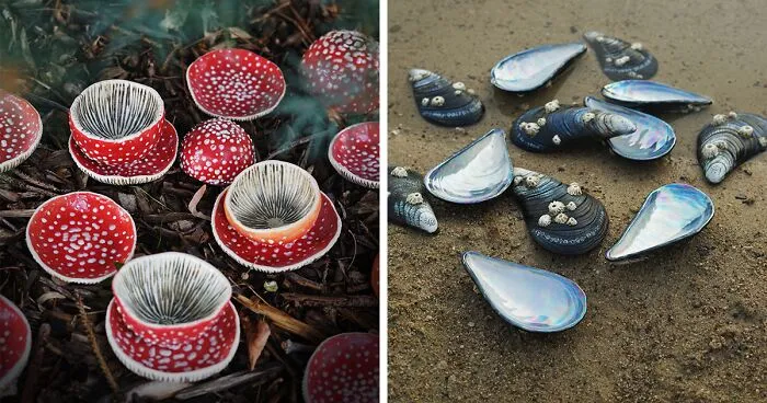 Nature-Inspired Ceramics: 20 Sets I Sculpted From The Comfort Of My Bed
