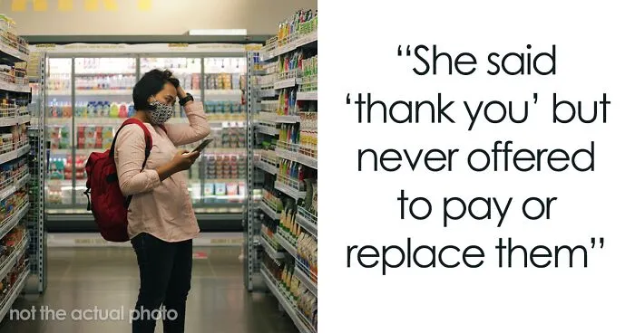 Woman Tells Her Neighbor "No" To Buying More Than 80 Items At The Grocery Store, Drama Ensues