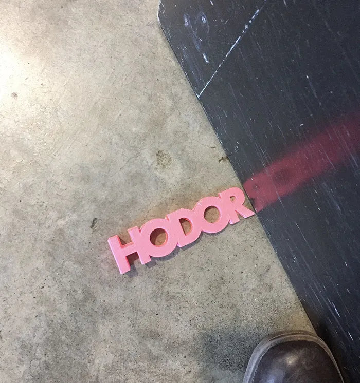 I See The Science Museum Has Made Good Use Of Their 3D Printer. That's A Doorstop