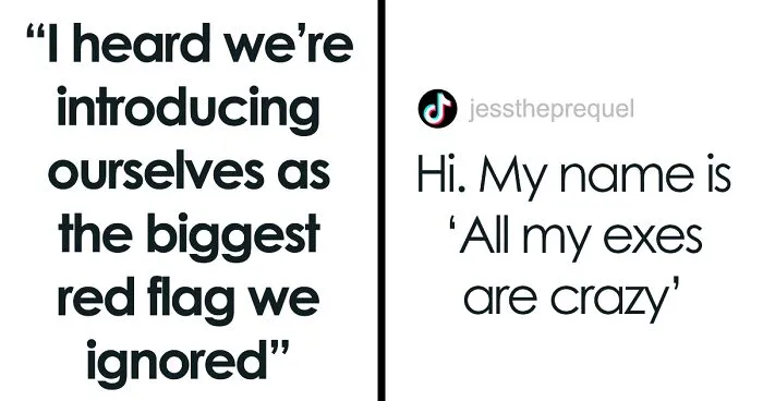 25 Pretty Obvious Red Flags People Were Too Blind To Notice In Their Relationships, As Shared By Folks On TikTok