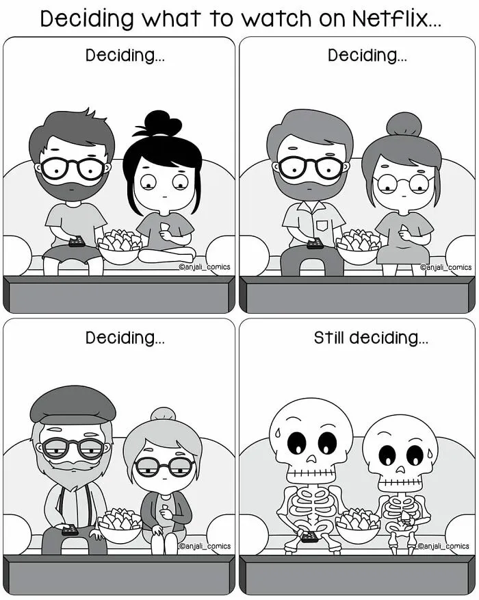 30 Unbearably Cute Couple Comics By Anjali Comics