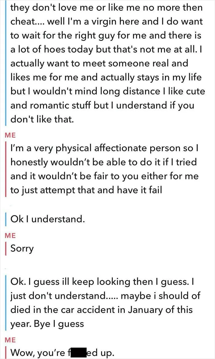 So I Let Down This Girl From The States Cause We Matched On Tinder Because I Don’t Do Ldr’s And Then This Happens