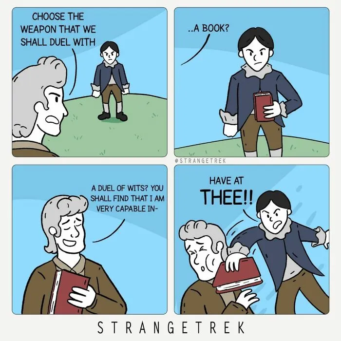 50 New Funny Comics By StrangeTrek With Unexpected Endings And Dark Undertones