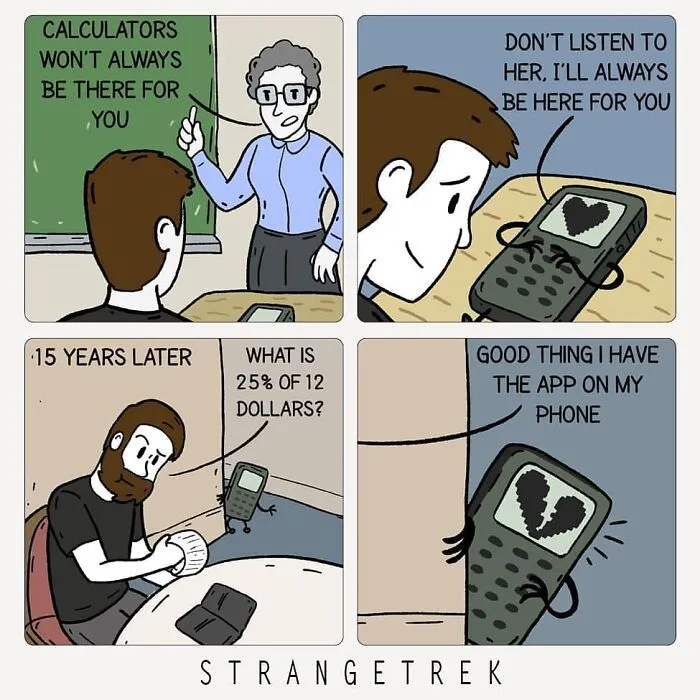 50 New Funny Comics By StrangeTrek With Unexpected Endings And Dark Undertones