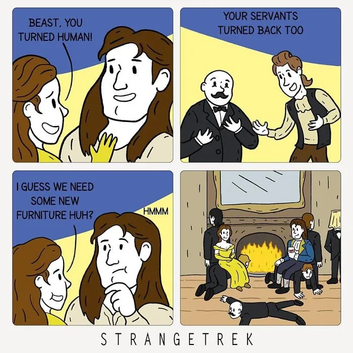 50 New Funny Comics By StrangeTrek With Unexpected Endings And Dark Undertones