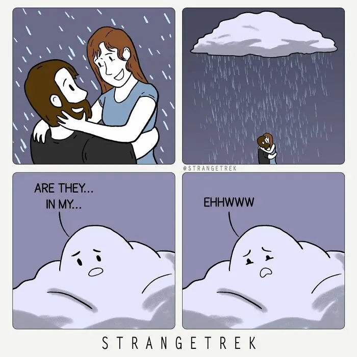 50 New Funny Comics By StrangeTrek With Unexpected Endings And Dark Undertones