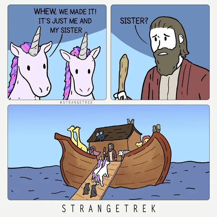 50 New Funny Comics By StrangeTrek With Unexpected Endings And Dark Undertones