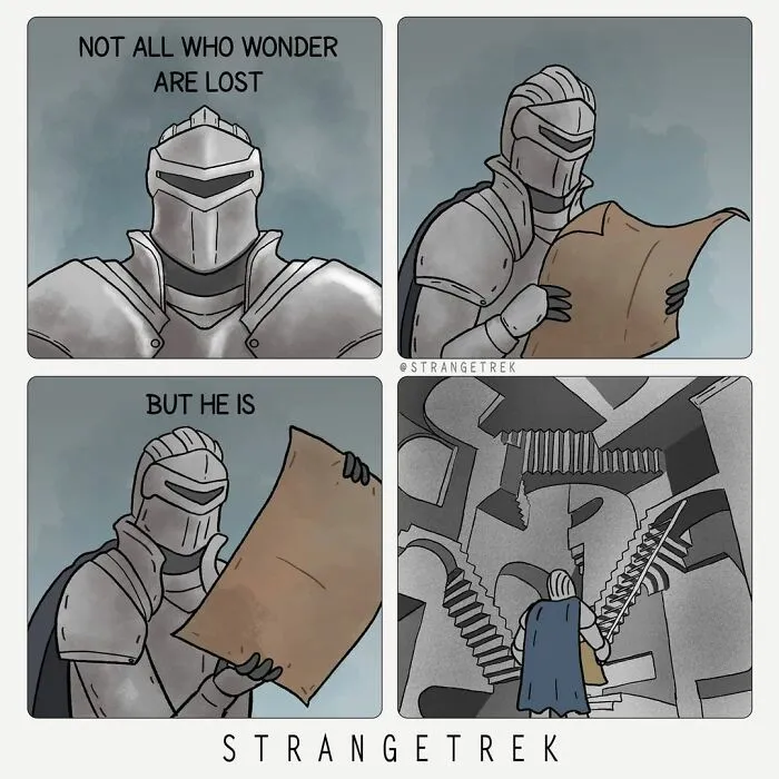 50 New Funny Comics By StrangeTrek With Unexpected Endings And Dark Undertones