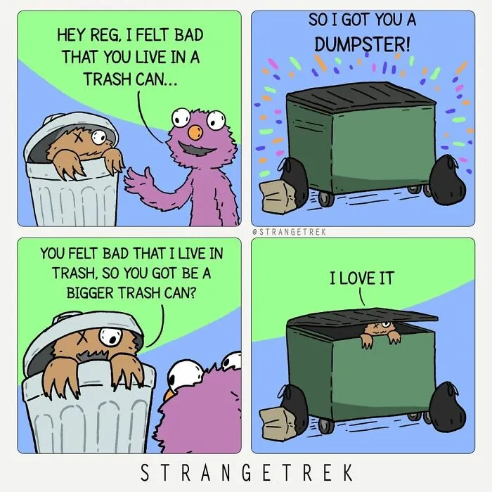 50 New Funny Comics By StrangeTrek With Unexpected Endings And Dark Undertones