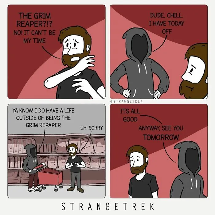 50 New Funny Comics By StrangeTrek With Unexpected Endings And Dark Undertones