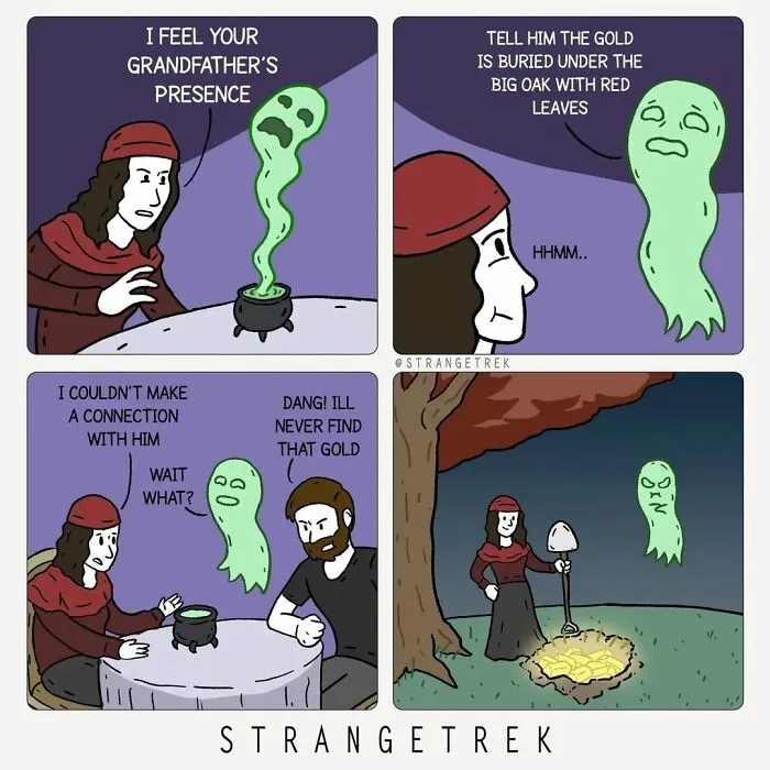 50 New Funny Comics By StrangeTrek With Unexpected Endings And Dark Undertones