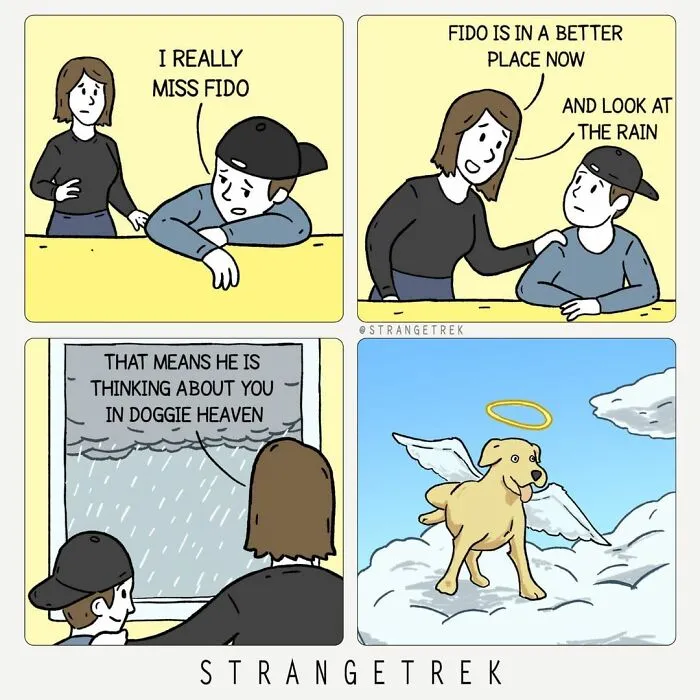 50 New Funny Comics By StrangeTrek With Unexpected Endings And Dark Undertones