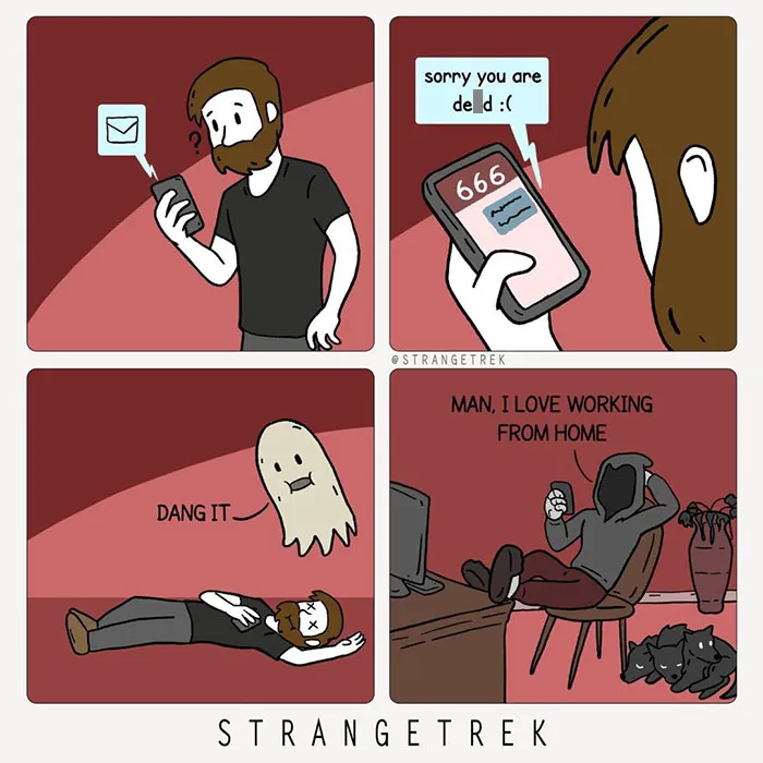 50 New Funny Comics By StrangeTrek With Unexpected Endings And Dark Undertones