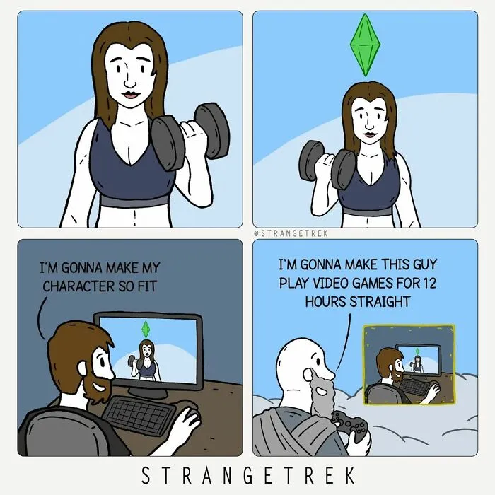 50 New Funny Comics By StrangeTrek With Unexpected Endings And Dark Undertones