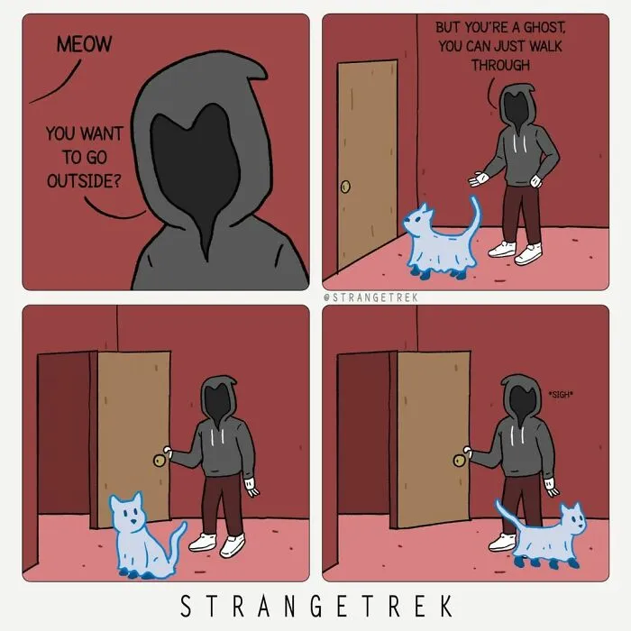 50 New Funny Comics By StrangeTrek With Unexpected Endings And Dark Undertones