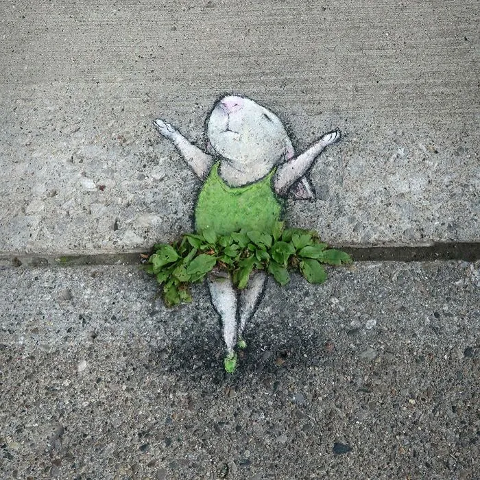 Adventures Of Chalk Characters: 90 Street Art Pieces By This Artist (New Pics)