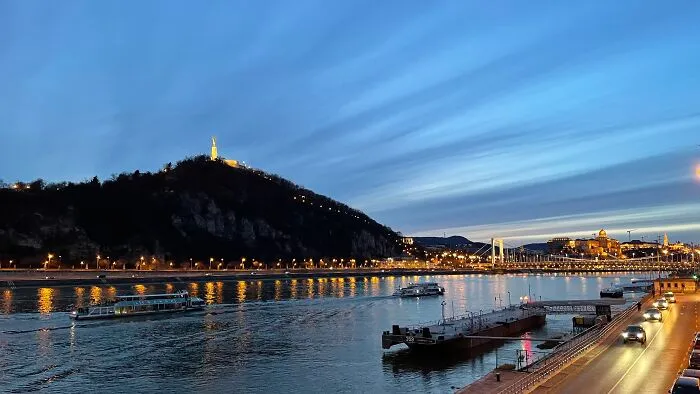 Sunset In Budapest