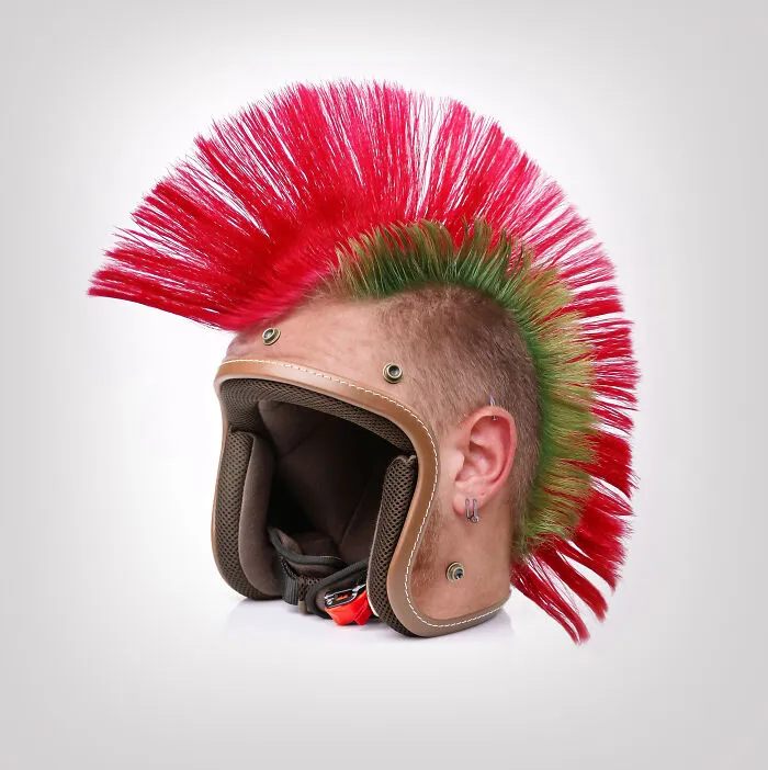 "Skullmet": I Make Helmets That Look Like People's Heads (12 Pics)