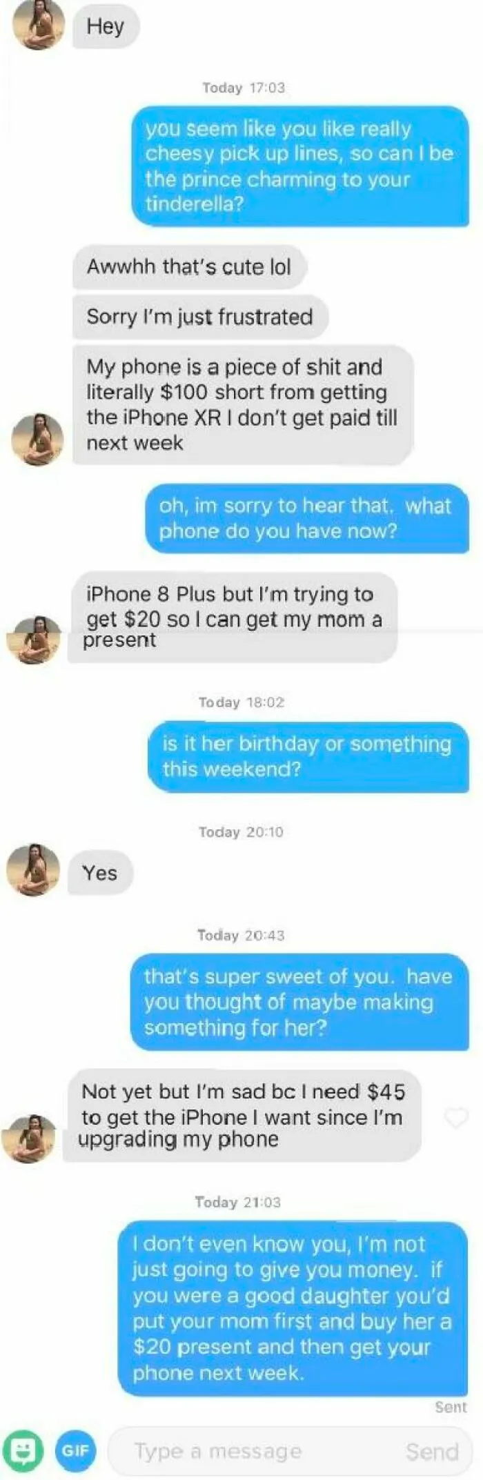 First One I’ve Run Into On Tinder
