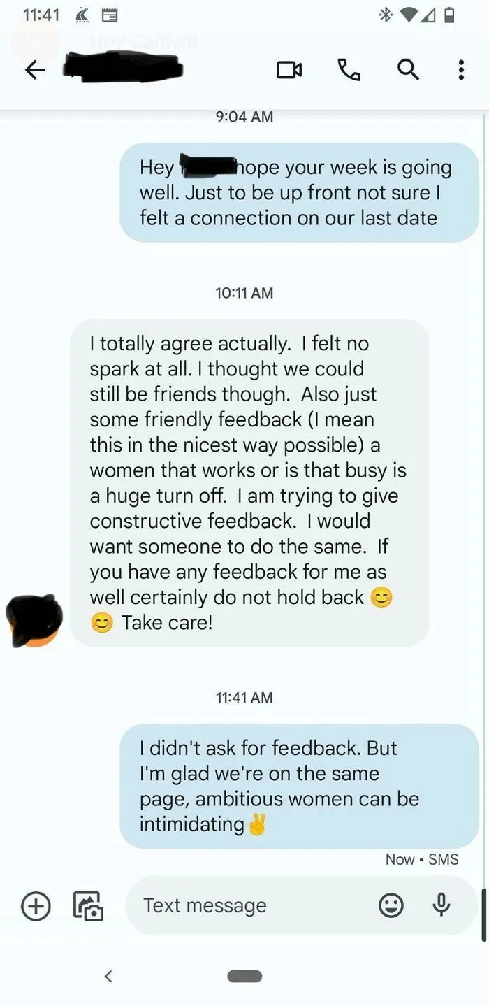 Unsolicited Feedback From My Sisters Date. Spent The Whole Time Talking About How Smart He Is, And Ordered A Kids Meal At Lunch