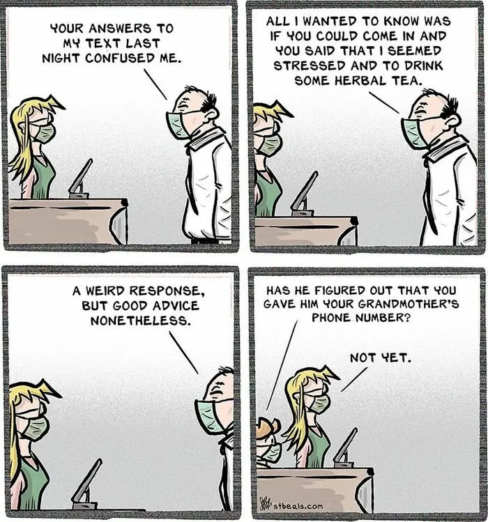 Artist’s New Funny Comics That Focus Attention On Everyday Conversations And A Job In Retail