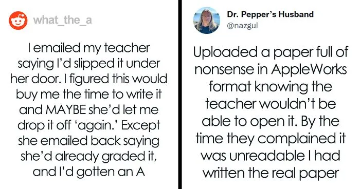 30 Times Students Figured Out A Way To Outsmart Their Teachers And Not Do Their Homework
