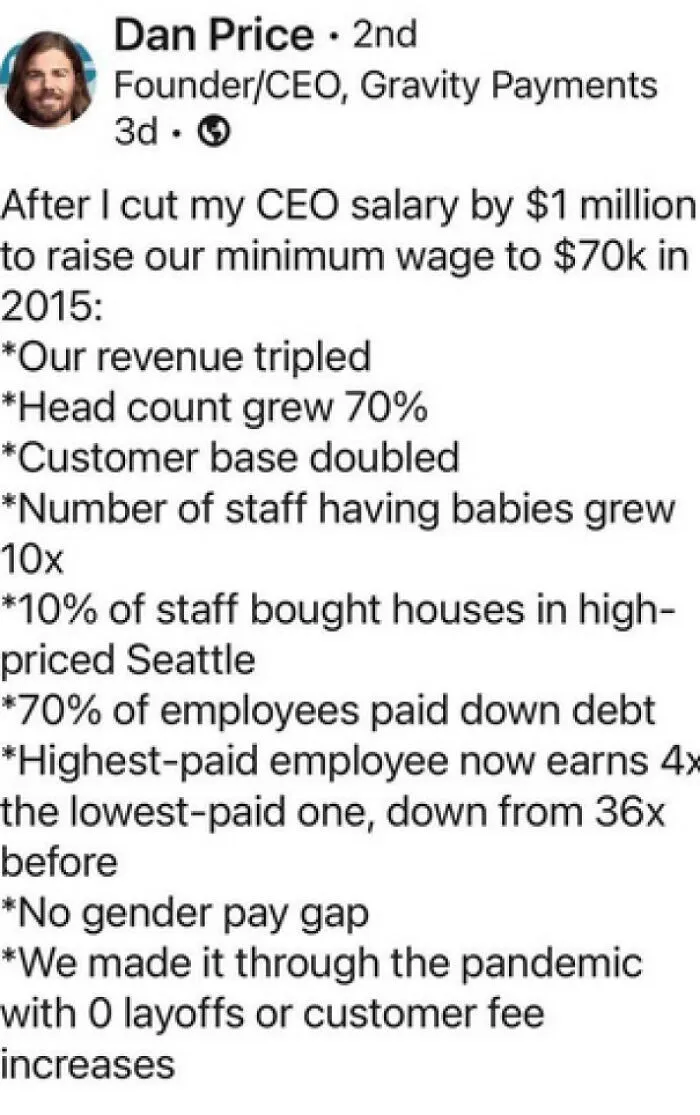 Cut CEO Salary By $ 1 Million