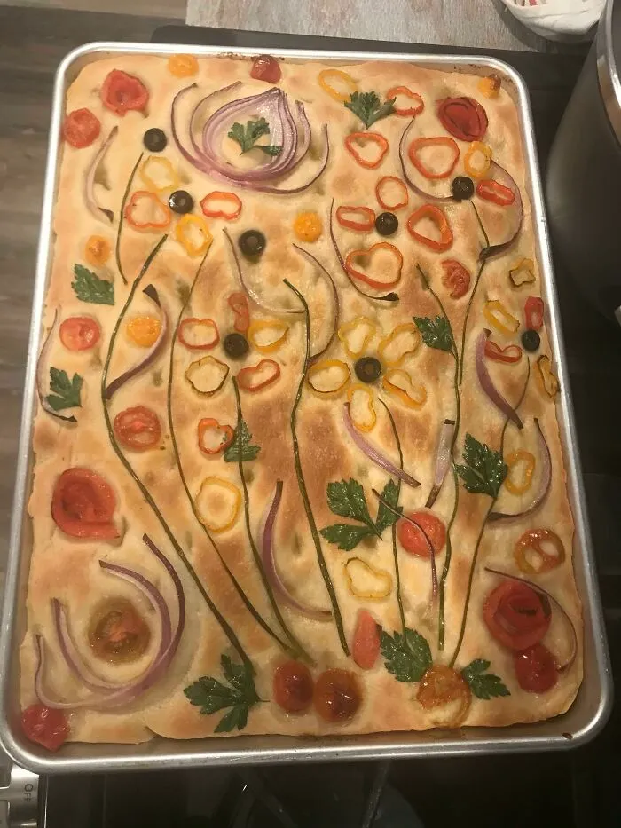 Focaccia Bread Out Of The Oven, Per Request