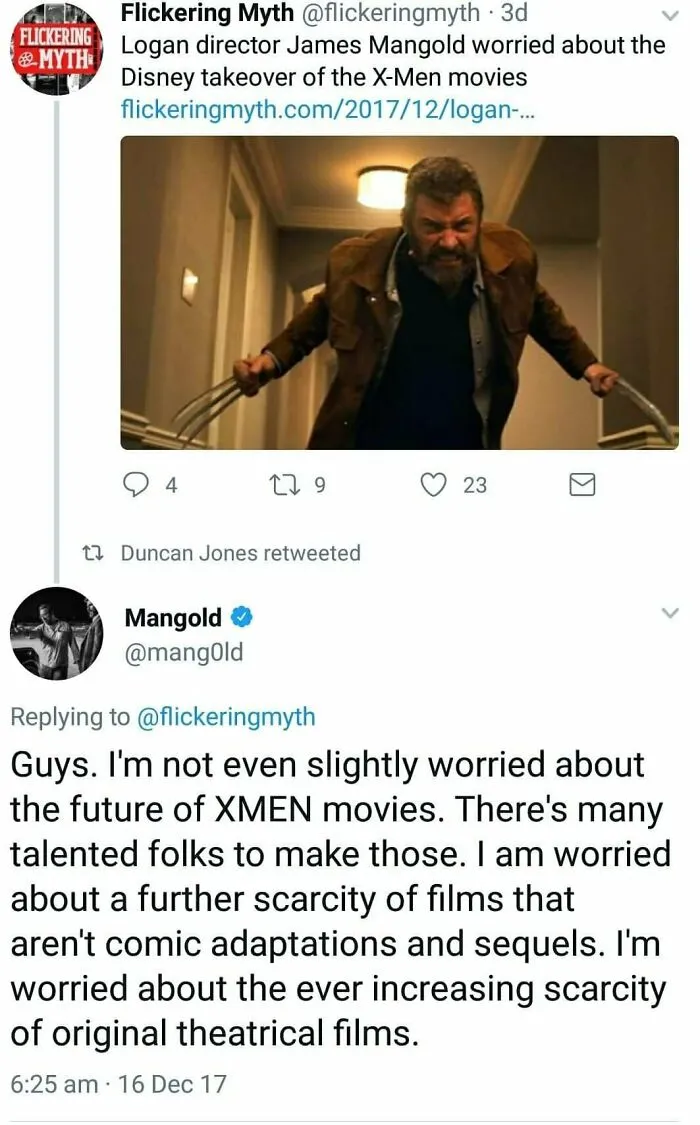 X-Men Director Shuts Down Fake News Article