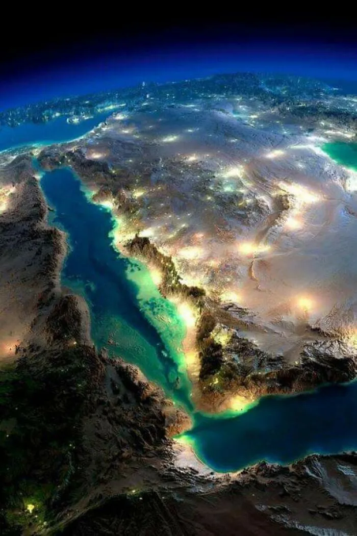 Red Sea From Space Egypt