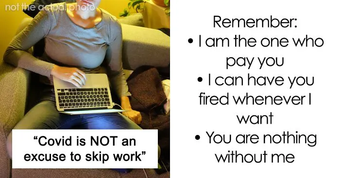 Delusional Boss Threatens To Fire Employees If They Don't Come To Work When Having Covid-19, People Are Roasting Him Hard