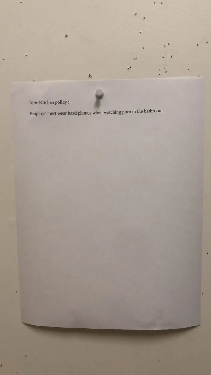 Aviso importante del restaurante de mi amigo