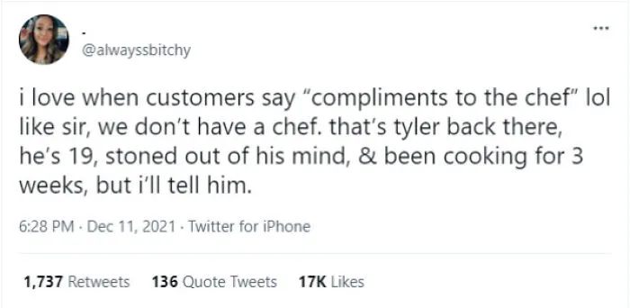 Good Work, Tyler!