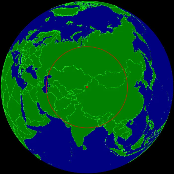 El punto más lejando de cualquier océano del mundo