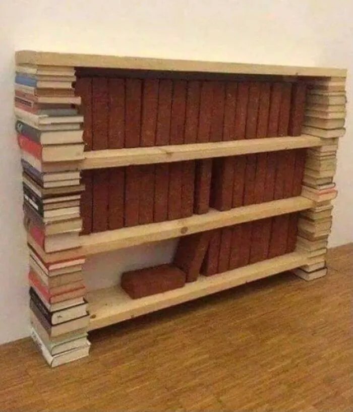 Made A Bookshelf For My Brick Collection