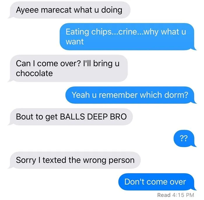 "Don't Come Over"