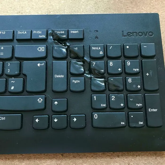 Sunlight Through The Window Melted My Keyboard