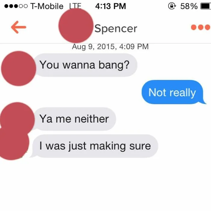 50 Times Tinder Matches Sent Such Awkward And Hilarious Messages, People Had To Submit Them To This Instagram Account