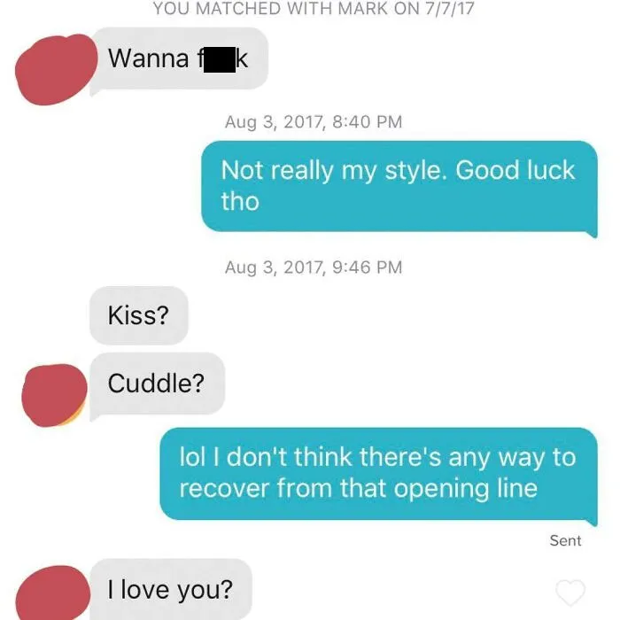 50 Times Tinder Matches Sent Such Awkward And Hilarious Messages, People Had To Submit Them To This Instagram Account