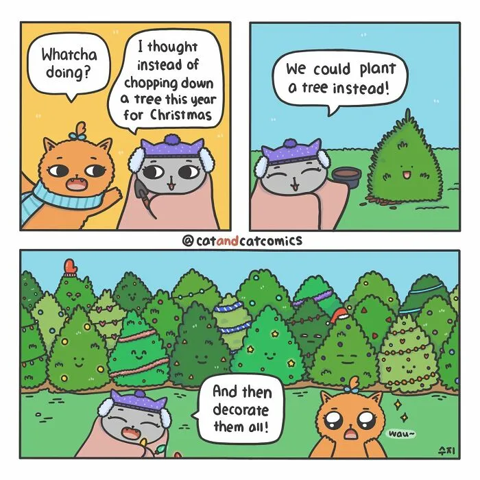 I Document My Life With A Cat In These 40 Comics