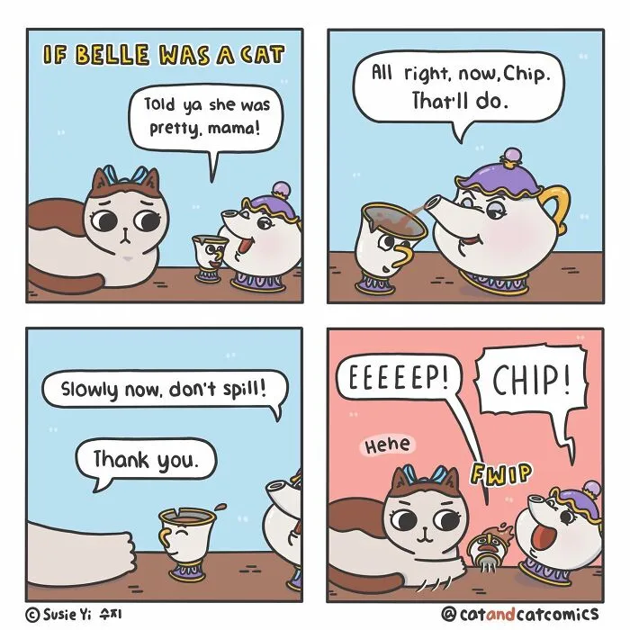 I Document My Life With A Cat In These 40 Comics