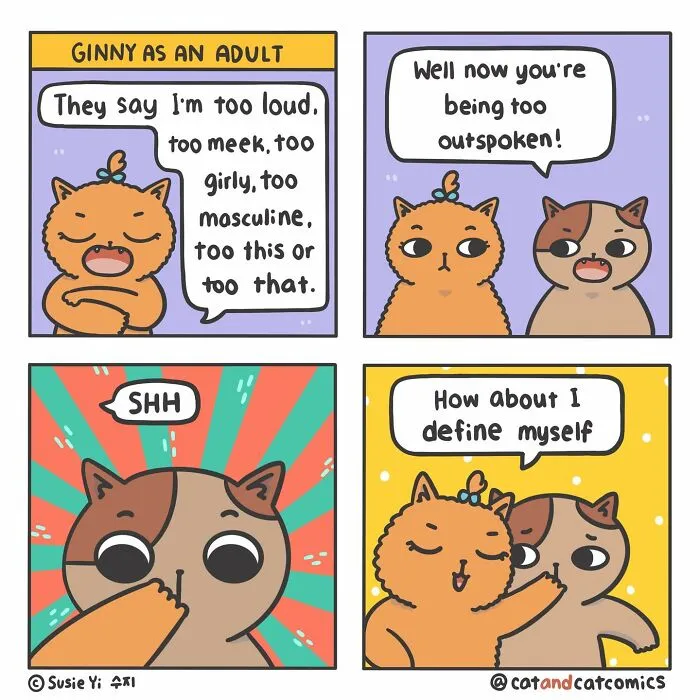 I Document My Life With A Cat In These 40 Comics
