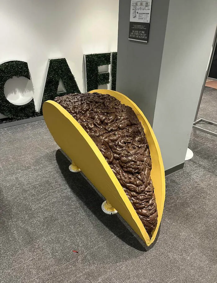 Este "Taco" que alguien publicó desde la cafetería de su trabajo