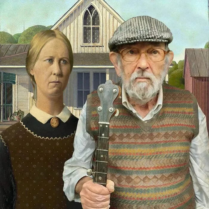 Grant Wood, Oil On Beaverboard, 1930