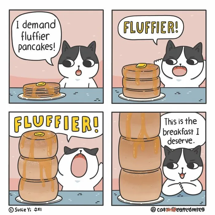 I Document My Life With A Cat In These 40 Comics