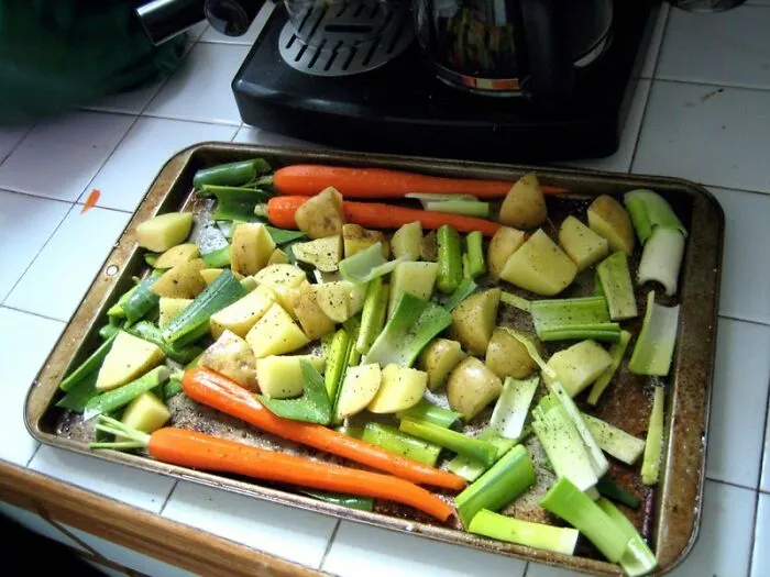 Not Turning Veggies Over In The Oven