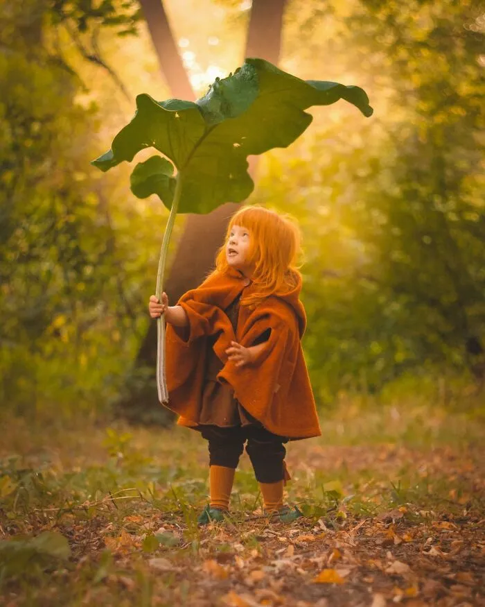 30 Fotos que tomé de mi hija adoptiva con mis disfraces hechos a mano