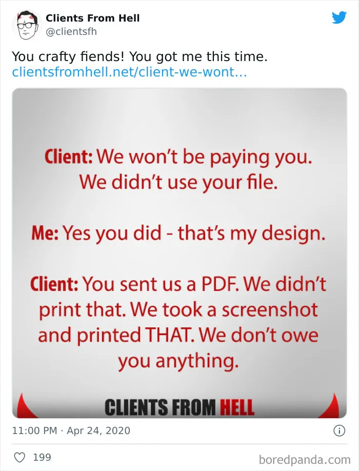 Freelancers Anonymously Share Stories Of 'Clients From Hell', And Here Are 50 Of The Worst Ones (New Pics)