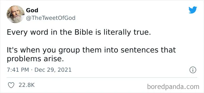 40 Of The Most Savage Things God Has Said On Twitter (New Pics)